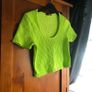 Luminous Green crop top Image 3