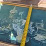 Vintage Drinks Tea Trolley - Gold Metal Wood Effect Cocktail Cart Image 8