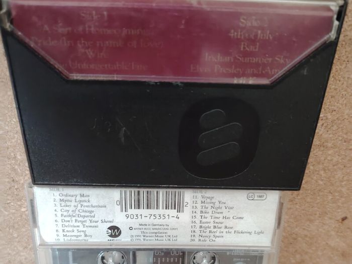 Premium Vintage Cassette Collection 20 Albums (90s Alt-Rock, Irish Legends, Rare singles)