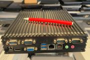 Fanless Industrial Mini PC Intel Core i7-6500U, 8GB, 256GB SSD, Windows 10 Pro RS232 HDMI VGA