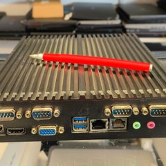 Fanless Industrial Mini PC Intel Core i7-6500U, 8GB, 256GB SSD, Windows 10 Pro RS232 HDMI VGA