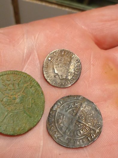 2 silver hammered coins