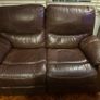 2 seater recliner sofa - brown Image 2