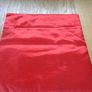 Red Silk Cushion Cover for Sale Image 2