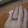 9 Carat Gold Amythest Vintage Ring Image 3