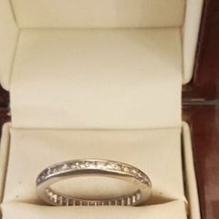Diamond Platinum Eternity ring 2,500 value