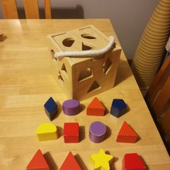 Wooden Shape Cube