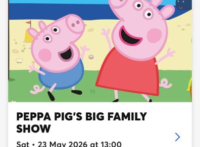 Tickets Peppa Pig