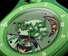 Swatch x Audemars Piguet AP Bioceramic Royal Pop Green Eight SSX03G100N
