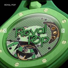 Swatch x Audemars Piguet AP Bioceramic Royal Pop Green Eight SSX03G100N