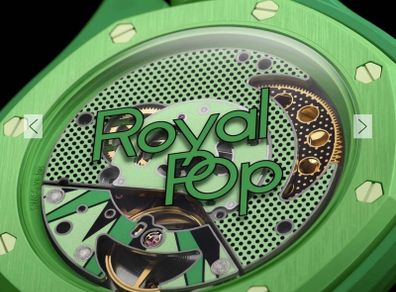 Swatch x Audemars Piguet AP Bioceramic Royal Pop Green Eight SSX03G100N
