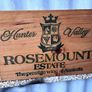 Matching pair of wooden wine plaques Image 3