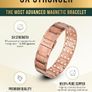 Copper bracelet with magnets - New In Box Image 6