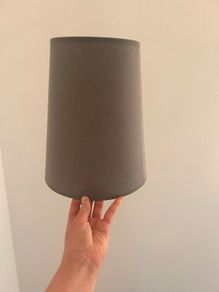Grey lampshade 25cm diameter
