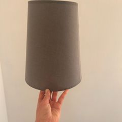 Grey lampshade 25cm diameter