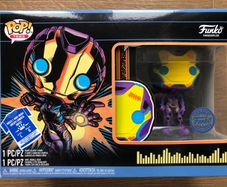Funko Marvel: Rescue Blacklight Pop & Tee (Size: L)