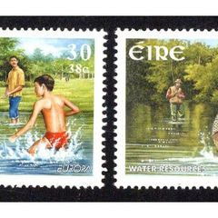 2001 Ireland Europa Water Resources Commemorative Stamps Mint Never Hinged (MNH)