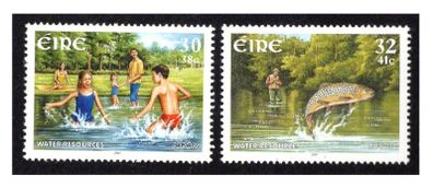 2001 Ireland Europa Water Resources Commemorative Stamps Mint Never Hinged (MNH)