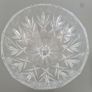 Large Footed  Crystal Bowl Heavy  Deep Cut Image 2