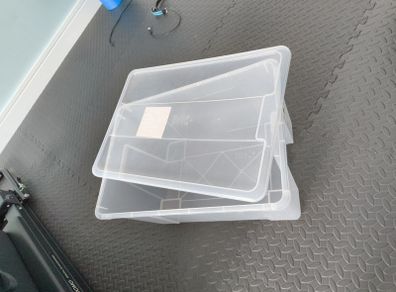 Ikea Samla box + lid 56x39x28 cm