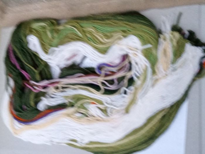 Vintage Embroidery Nature Picture