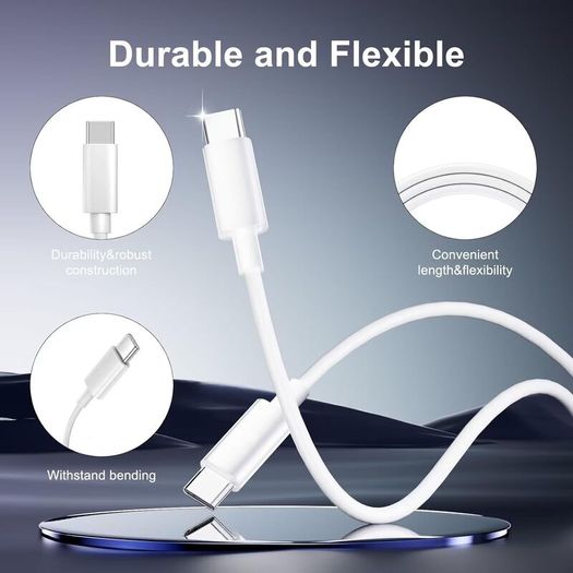 iPhone 17 Charger, iPhone 16 Fast Charger Cable 2M and Plug Quick Charge for iPhone Apple 17/17 Air/17 Pro Max/16/16e/15 Series, New i Phone Fast Charging USB Type C PD Plug UK with Long USBC Lead