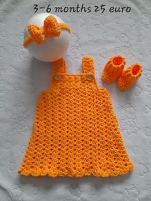 Handmade baby cardy sets 3-6 months