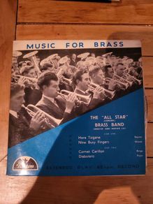 Music For Brass The All Star Concert Brass Band 7 inch EP Paxton