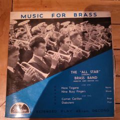 Music For Brass The All Star Concert Brass Band 7 inch EP Paxton