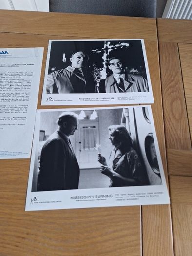 Mississippi Burning Movie Press Book And Photos