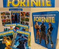 Fortnite Books and stickers in metal Tin case