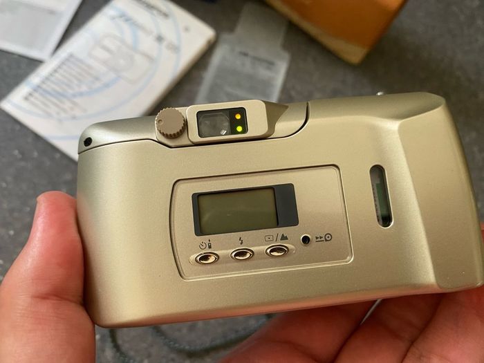 READ! Olympus MJU-III 120 Compact Point & Shoot Film Camera 38-120mm Lens