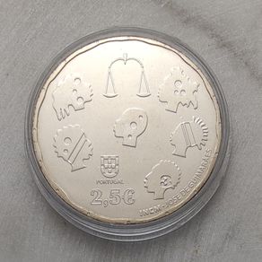 Portugal 2.5 Euro Base Metals Uncirculated Coin 2015 - 40 Years of the Ombudsman - Currency - Dates and Figures in the History of Portugal