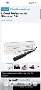 Loreal Professionnel Steampod (straightener)