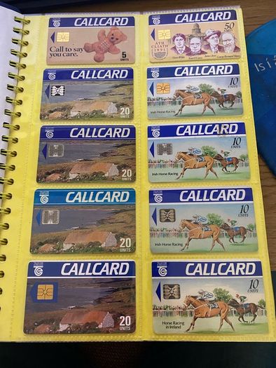 Call Cards folder with cards