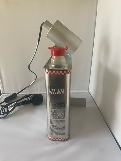 Oil can table lamp