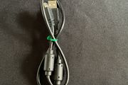 Mini-USB to USB-A Cable with Ferrite Core (Black)