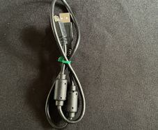 Mini-USB to USB-A Cable with Ferrite Core (Black)
