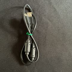 Mini-USB to USB-A Cable with Ferrite Core (Black)