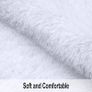 Round Rugs for Bedrooms Fluffy Living Room Circle Area Rug Soft Shaggy Carpet for Kids Room Floor Mat (Grey, 80cm) Image 5