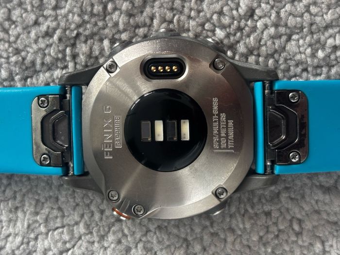 Garmin Fenix 6 Titanium Sapphire with extras