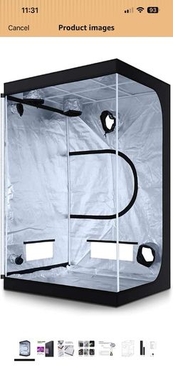 Large indoor grow tent 120x120x200