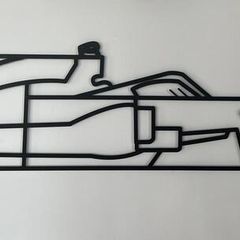 Formula 1 & GT3 Metal Silhouette Wall Art Set