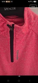 Oneills ladies quarter zip top