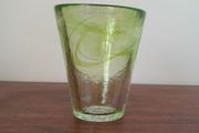 Vintage Kosta Boda Green Swirl Glass