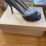 High heels peep toe silver Image 3