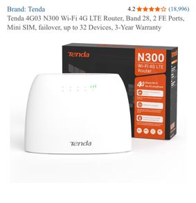 4G SIM Router