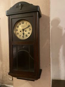 Antique Cork long case wall clock