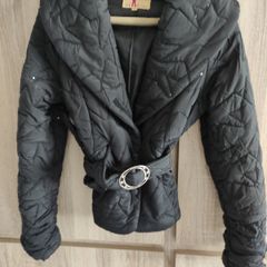 Black jacket with sequins Xs s worn twice