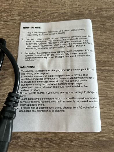 Smart Lithium Battery Charger